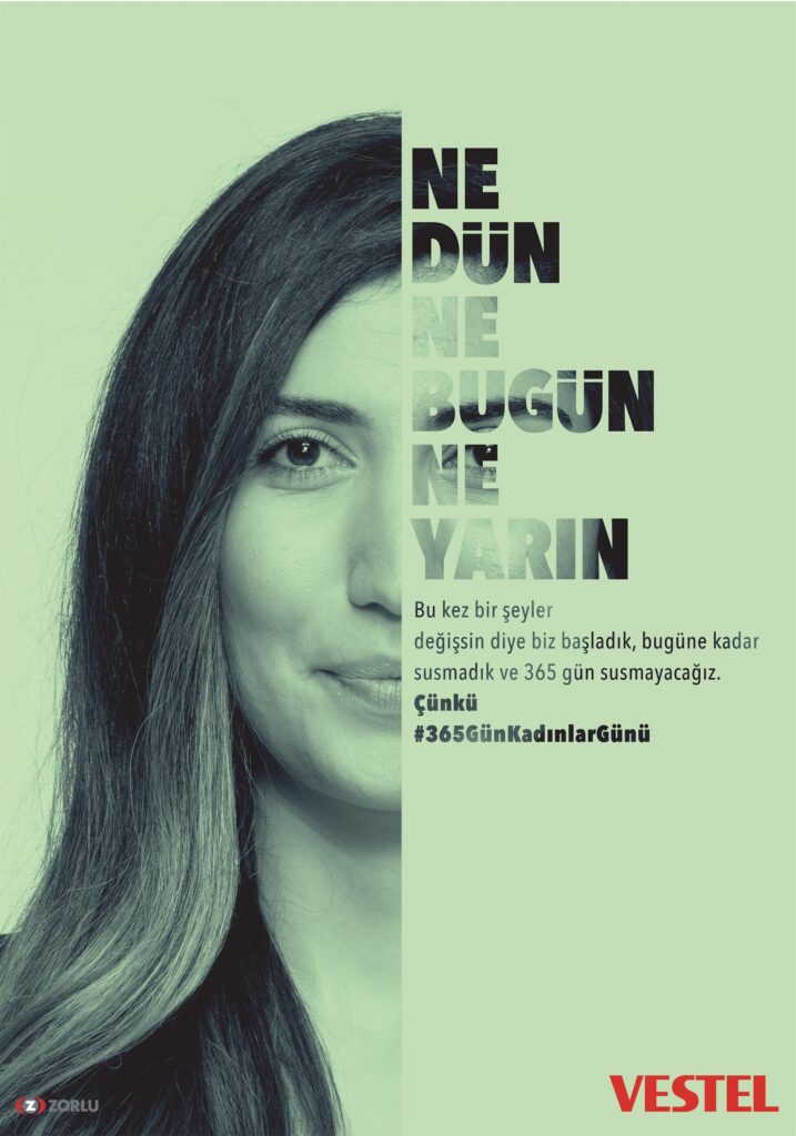 Vestel&#8217;den yeni kampanya: Sadece 8 Mart değil #365günkadınlargünü 1551768306 VESTEL KADINLAR GUNU FABRIKA 717x1024